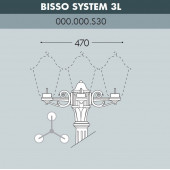 Консоль для паркового фонаря Fumagalli консоль BISSO 000.000.S30.A0