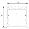 Профиль алюминиевый DesignLed LS 010365                        