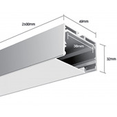 Профиль алюминиевый DesignLed LS 010367