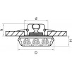 Светильник точечный встраиваемый Torcea 006332                        