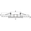 Светильник точечный встраиваемый Lega 16 011010                        