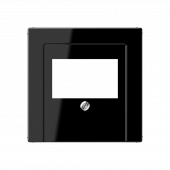 Крышка Jung A серия Черный для TAE-розетки, моно-/стерео аудио розетки A569PLTSW