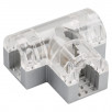 Соединитель тройной ARL-CLEAR-U15-2x90 (26x15mm) (Arlight, Металл)                        