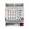 INTELLIGENT ARLIGHT Диммер KNX-204-DIM-DIN (12-48V, 8x0.35/4x0.7/2x1A) (IARL, Пластик)                        