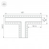 Тройник ARLIGHT SL-LINIA45-FANTOM 030107                        