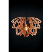 Подвесной деревянный светильник Woodshire Лотос 0325mx