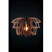 Подвесной деревянный светильник Woodshire Лотос 0325pl
