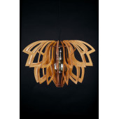 Подвесной деревянный светильник Woodshire Лотос 0325vi