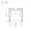 Профиль SL-ARC-3535-TWIST90R-400 WHITE Arlight 032684                        