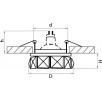 Светильник точечный встраиваемый Onda 032702                        