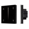 Панель SMART-P6-DIM-G-IN Black (12-24V, 4x3A, Sens, 2.4G) (Arlight, IP20 Пластик, 5 лет)                        