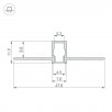 Профиль SL-LINIA8-FANTOM-2000 ANOD (Arlight, Алюминий)                        