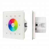 INTELLIGENT ARLIGHT Сенсорная панель DALI-901-11-4G-RGBW-DT8-IN White (BUS/230V) (IARL, IP20 Пластик, 3 года)