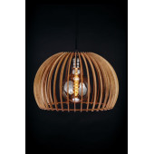 Подвесной деревянный светильник Woodshire Сфера 0535b/1