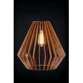 Подвесной деревянный светильник Woodshire Кристалл 0535b
