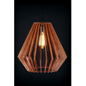 Подвесной деревянный светильник Woodshire Кристалл 0535mx
