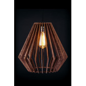 Подвесной деревянный светильник Woodshire Кристалл 0535pl