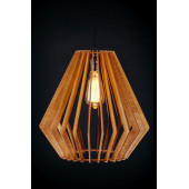 Подвесной деревянный светильник Woodshire Кристалл 0535vi