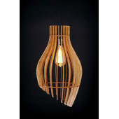 Подвесной деревянный светильник Woodshire Вайнлайт 0745b