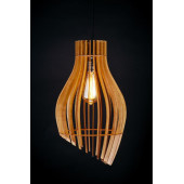 Подвесной деревянный светильник Woodshire Вайнлайт 0745vi