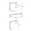 Структура Artemide Tolomeo 0947010A                        