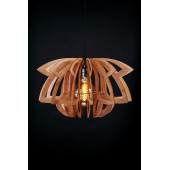 Подвесной деревянный светильник Woodshire Лилия 1130mx