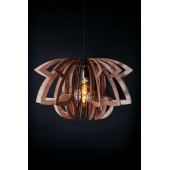 Подвесной деревянный светильник Woodshire Лилия 1130pl