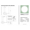 Подвесной светильник Simple Story 1176-LED40PL                        