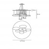 Люстра Artemide Mercury 1367010A                        