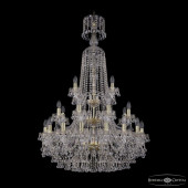 Люстра Bohemia Ivele Crystal 1409/16+8+4/300/XL-130/3d G