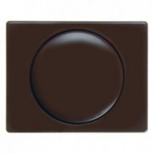 Центральная панель Berker R.1 Berker Arsys коричневый с блеском с регулирующей кнопкой для поворотного диммера 11350001
