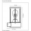 Уличный настенный светильник LORI 14893/01/30                        
