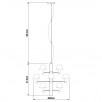 Светильник подвесной 1680/02 LM-12                        