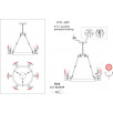 Подвесной светильник Fara 1721-6PC                        