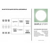 LED встраиваемый светильник Simple Story 36W 2076-LED36DLB                        