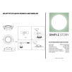 LED встраиваемый светильник Simple Story 12W 2083-LED12DLW                        