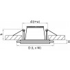 Светильник точечный встраиваемый Acri 6W 212010                        