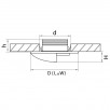 Светильник точечный встраиваемый Lumina 212156                        