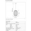 Светильник подвесной Lucide WOLFRAM 21417/32/02                        