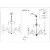 Подвесная люстра Palermo 2162-6P                        