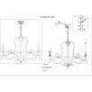 Подвесная люстра Palermo 2162-9P                        