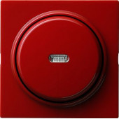 Выключатель Gira S-color Красный с самовозвратом 10А/250В с подсветкой в сборе 013643