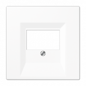 Крышка Jung LS серия белая для ТАЕ-розетки, моно/стерео-аудиорозетки, комбинированной вставки LS969TWW