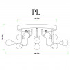 Светильник потолочный 3360/15 PL-11                        