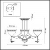 Люстра потолочная Lumion Horas 3403/3C                        