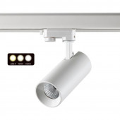 Трехфазный трековый светодиодный светильник с переключ. цв.температуры NovoTech PORT NAIL 358744