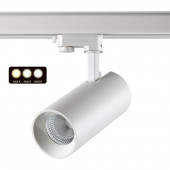 Трехфазный трековый светодиодный светильник с переключ. цв.температуры NovoTech PORT NAIL 358748