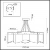 Люстра потолочная Lumion Karen 3750/5C                        