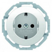 Штепсельная розетка Berker R.1 Полярная белизна SCHUKO 47452089