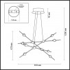 Подвесной светильник Odeon Light COSTELLA 3906/48L                        